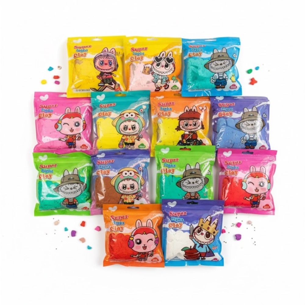 Colorful Super Light Clay Set